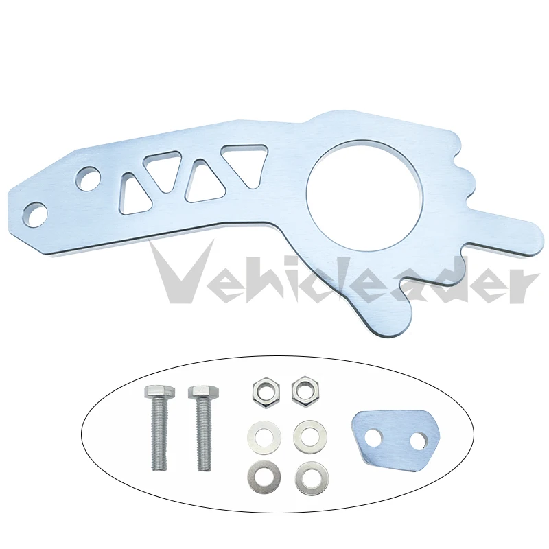 Universele Auto Achter Trekhaak Aluminium Achter Trekhaak Auto Trekband/Tow Touwen/Haak Bumper Trailer haak Trekgereedschap: Kleurloos
