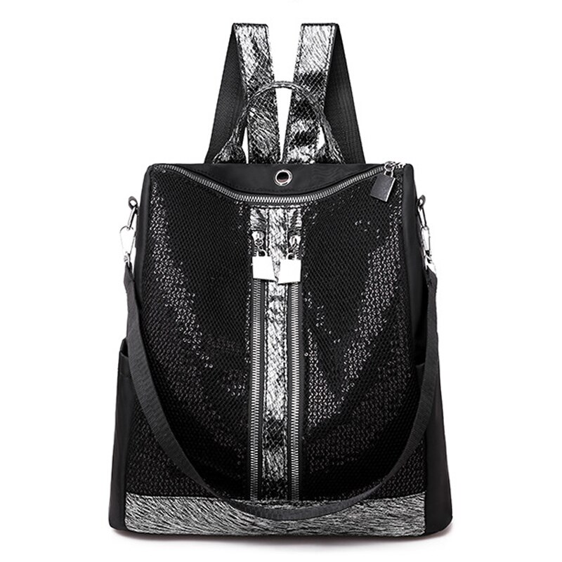 Koreaanse versie dames rugzak anti-diefstal straattas tas voor tienermeisjes pailletten rugzak meisje en