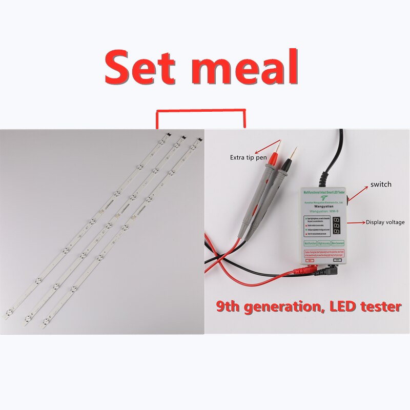 3 sztuk/zestaw listwa oświetleniowa LED dla LG 43UJ6300 43UJ6500 43UJ6560 43UJ651V 43UJ561V 43UJ701V 43UK6200 43UJ630V 43UJ635V 43LJ614V