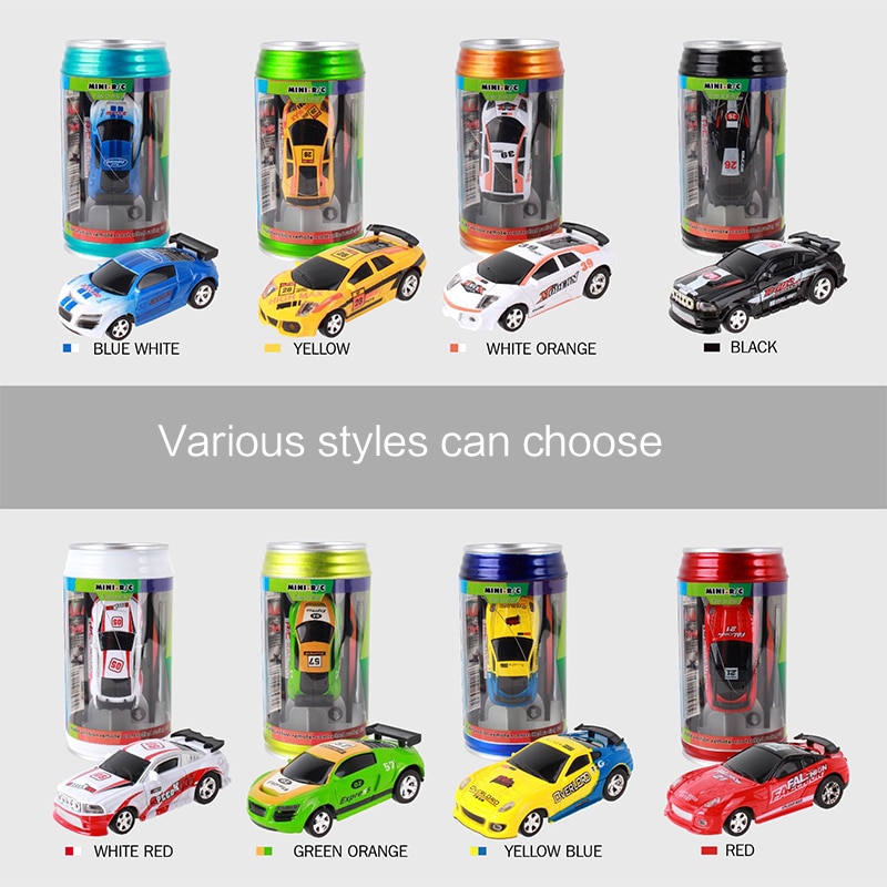 Mini Rc Car Radio Remote Control Micro Racing Car 4 Frequencies Toys For Kids Rc Models Christmas Control Car Toys