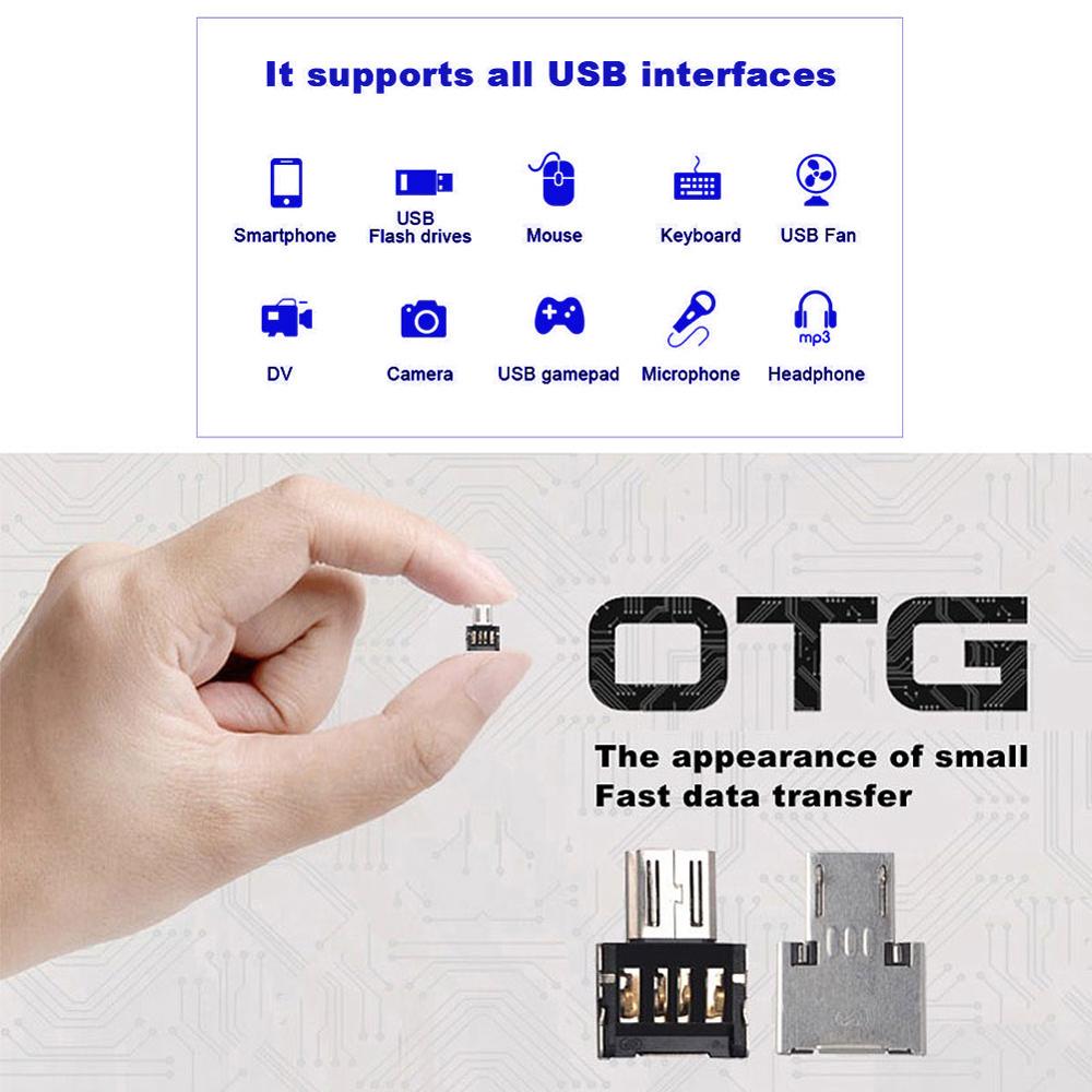 Mini micro usb typ-c-adapter otg converter usb-gränssnitt till  v8- adapter omvandlare mikro-överföringsgränssnitt för mikro usb typ c