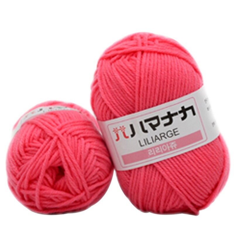 27Colors Warm DIY Milk Cotton Wool Baby Kids Wool For Knitting Children Hand Knitted Soft Knit Blanket Crochet Yarn: B-5