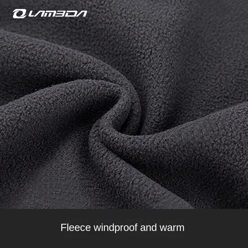 Lambda-ropa de ciclismo para hombre, traje polar cálido de manga larga, ropa deportiva para ciclismo al aire libre, Otoño e Invierno
