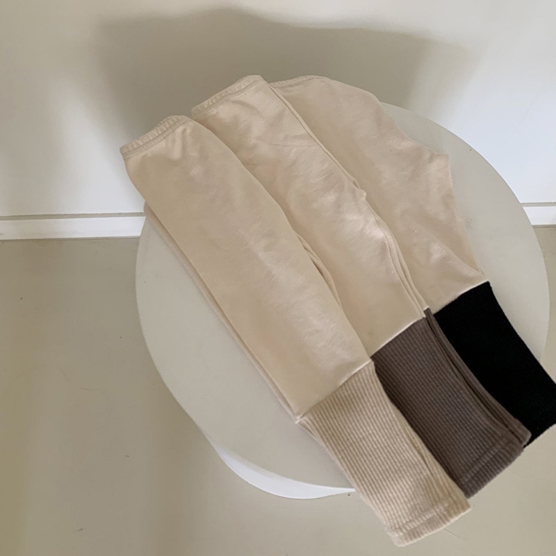 2021 autunno nuovo bambino ragazza ghette a vita media cotone ragazzi pantaloni in cotone PP pantaloni casuale per bambini ghette per neonati