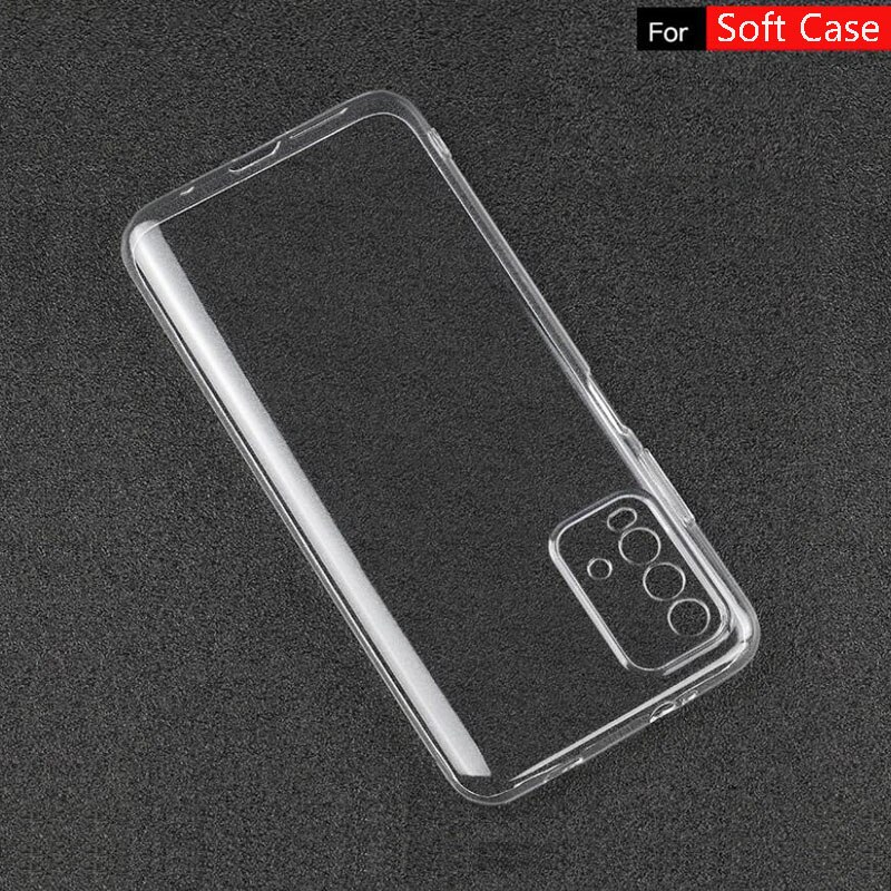 For Xiaomi Redmi 9T Silicone Case Soft 9 T Clear Full Protective Shell Boy Girl Solid Simple Pure Color Transparent Cover Funda: for Redmi 9 / Clear