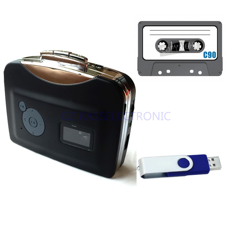 KASSEXUN , convertidor de cinta a digital, convertir cassette antiguo a mp3 en memoria Flash USB directamente, no se necesita PC se requiere,