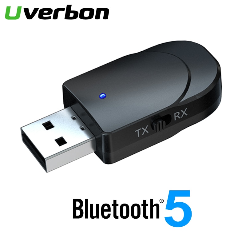 Bluetooth 5.0 sender mottaker mini 3.5mm aux stereo trådløs bluetooth adapter for bil musikk bluetooth sender til tv
