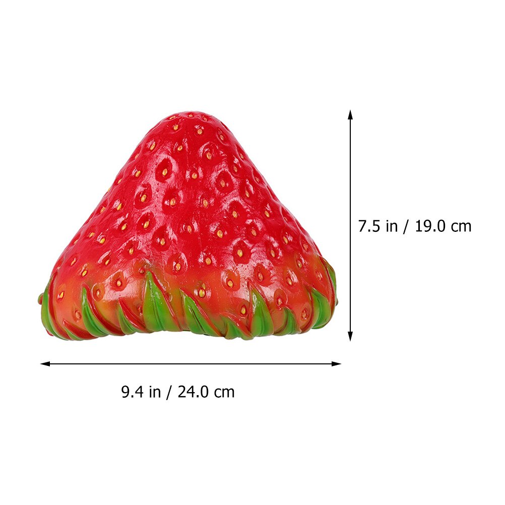 Drôle fraise chapeau nouveauté carnaval fête habiller Cosplay Costume chapeau fraise casquette Performance chapeau pour enfants fête d'anniversaire