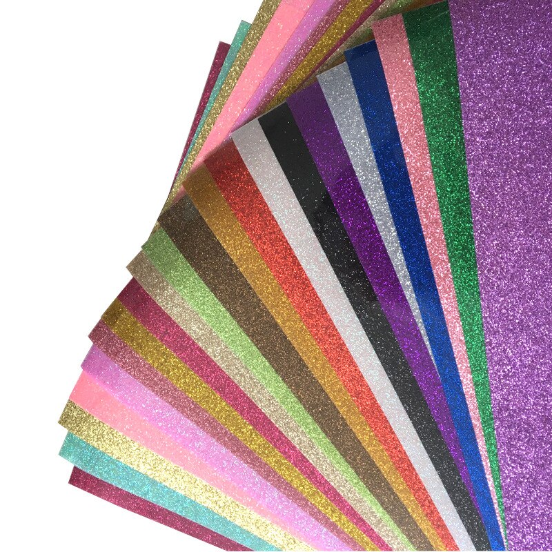 funkeln Wärme Transfer Vinyl für T-Hemden Wärme Drücken Schneiden Plotter HTV Eisen auf DIY Vinyl Transfer Papier 8 Blatt Kostenloser