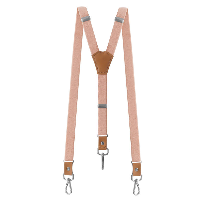 Vintage Men's Suspenders 3 Hooks Suspenders Man Pants Casual Mens Trouser PU Leather Suspenders Adjustable Braces: GRAY