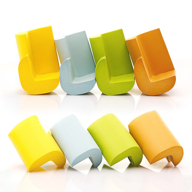 8 Pcs/Lot Bébé Protection Table Coin Garde Ange Forme Protecteur De Sécurité Pour Bébé Doux Bureau En Verre Protecteur de Bord De Coin En Mousse Pare-chocs