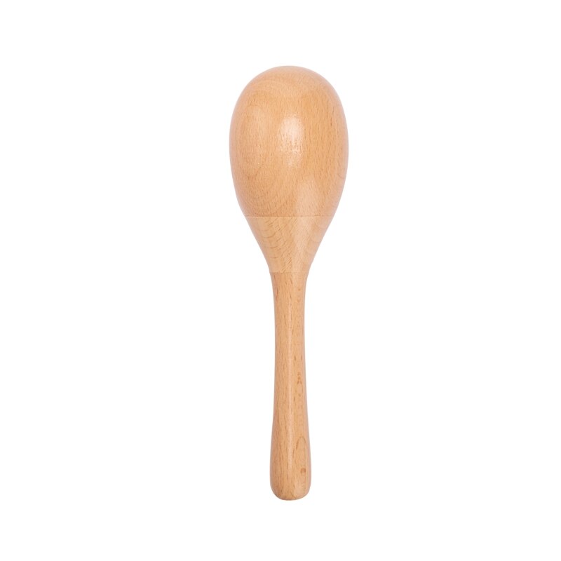 Custom Baby Rettle Wooden Toy Beech Sand Hammer Maraca Rattles Musical Instrument Sound Early Educational Toys For Children: B Big