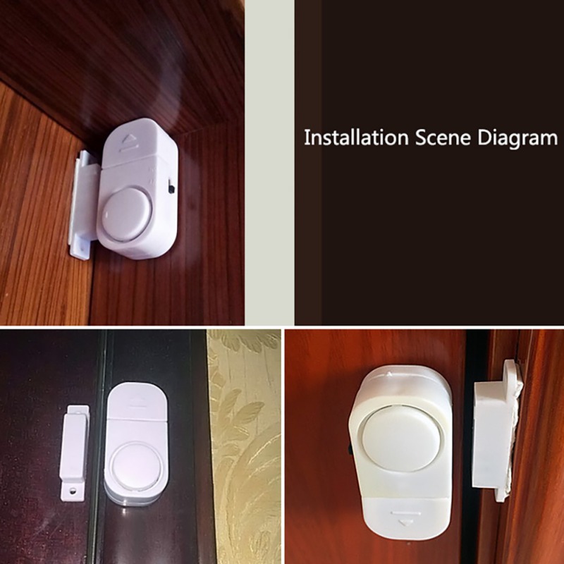 magnetic electronic alarm Household burglar alarm room doors and Windows to prevent the opening of alarm remind the door
