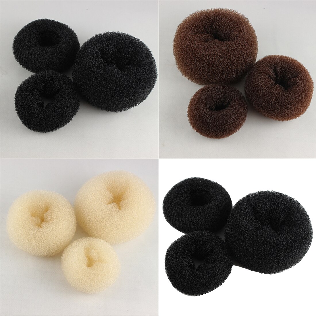 Beauty Magic Foam Sponge Easy Big Ring Hair Styling Tools Products Hairstyle Hair Accessories For Girls Women Lady
