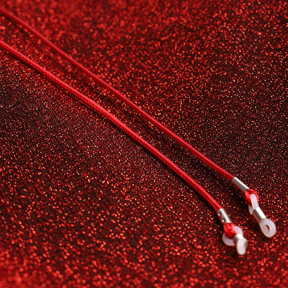 Solid Braided Glasses Strap Neck Cord Adjustable Sunglasses Eye Glasses Chain Rope Lanyard Holder Anti Slip Eyewear Accessory