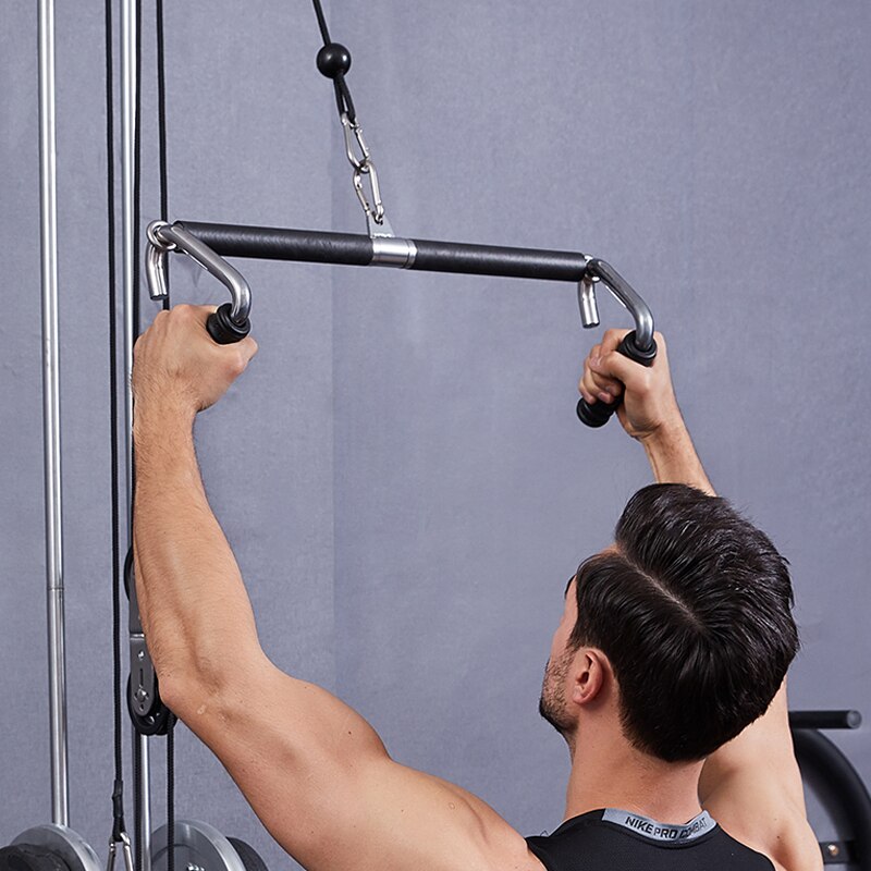 Tipo di gancio maniglia allenatore completo asta di trazione attrezzatura per il Fitness maniglia per estrattore barra per allenamento con i pesi bilanciere accessori per il Fitness