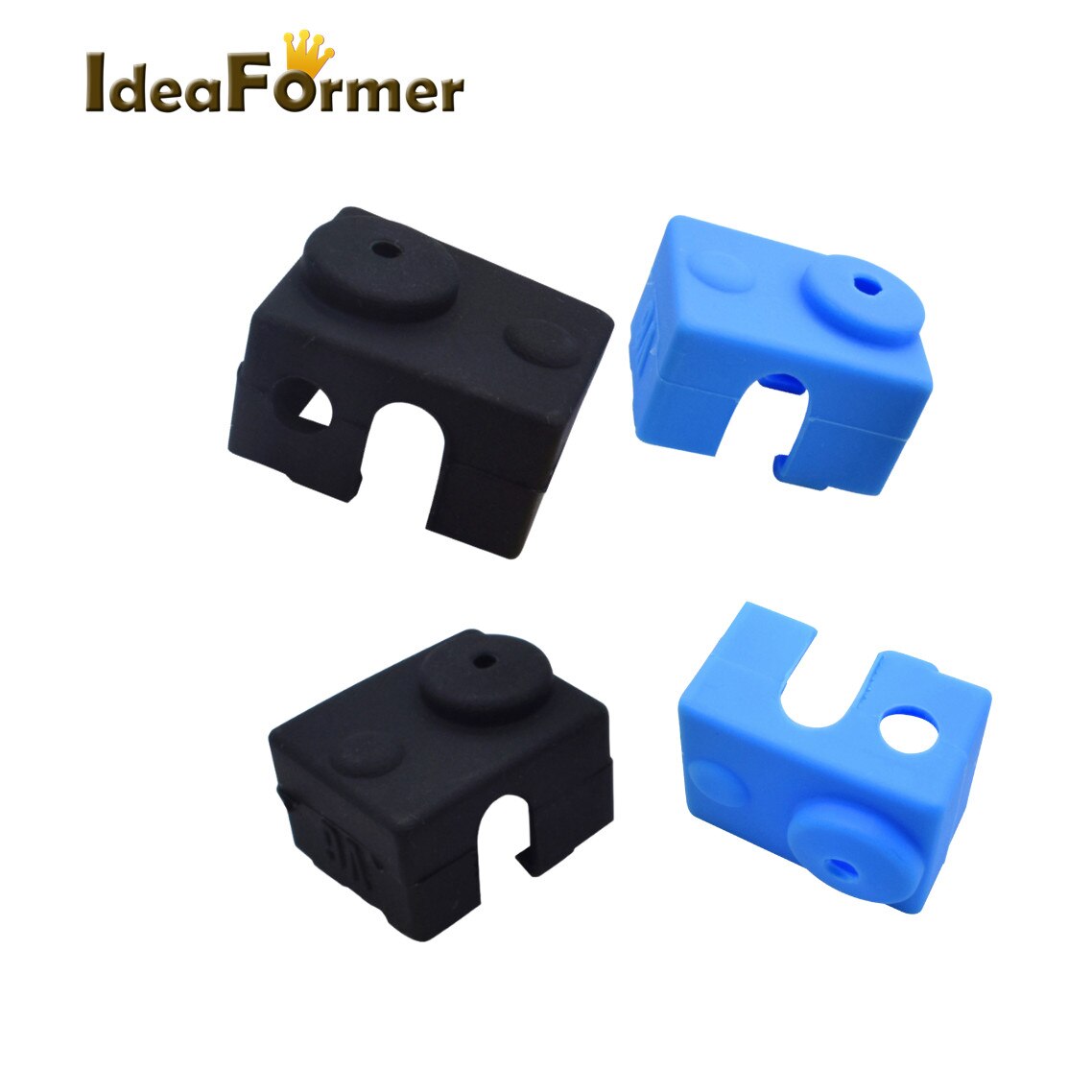 5 pz V6 Calzino in silicone parti della stampante 3D Supporto E3D V6 PT100 ufficiale/non ufficiale J-testa hotend Blocco Riscaldato Copertura Del Manicotto