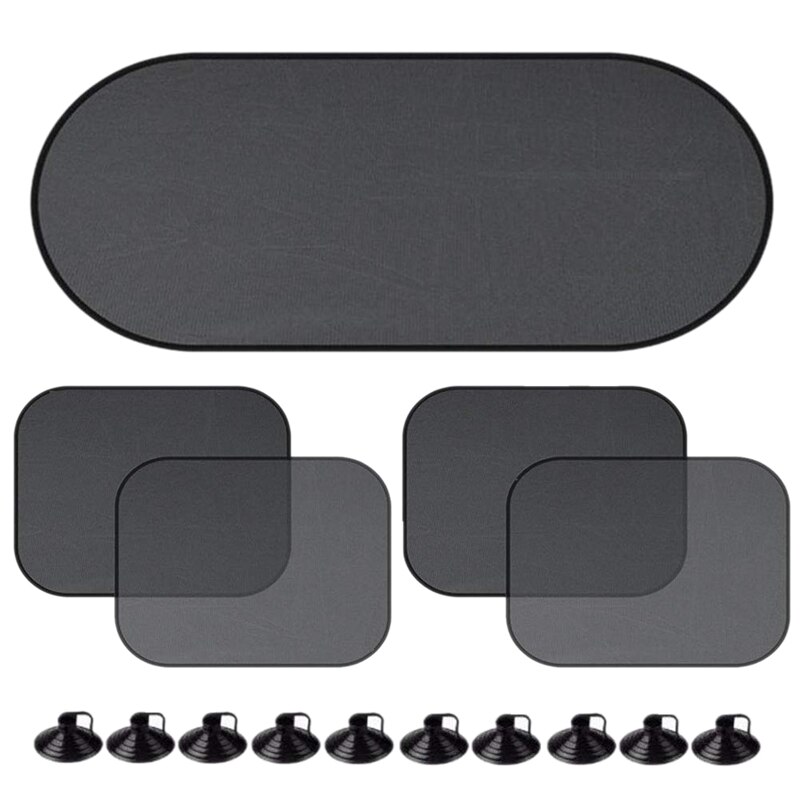 Car Window Shades,5 Pack Car Sun Shade For Side And Rear Window,Spf 30+ Protect Your Kids/Pets In Back Seat,Blocks Over 98% Of H: Default Title