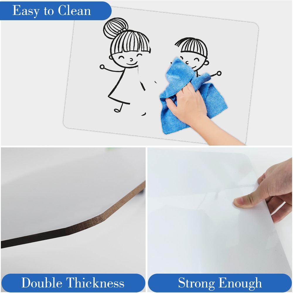 Dry Erase Painting Writing White Board Message Boards Children Drawing Note Board Stationery for office and study