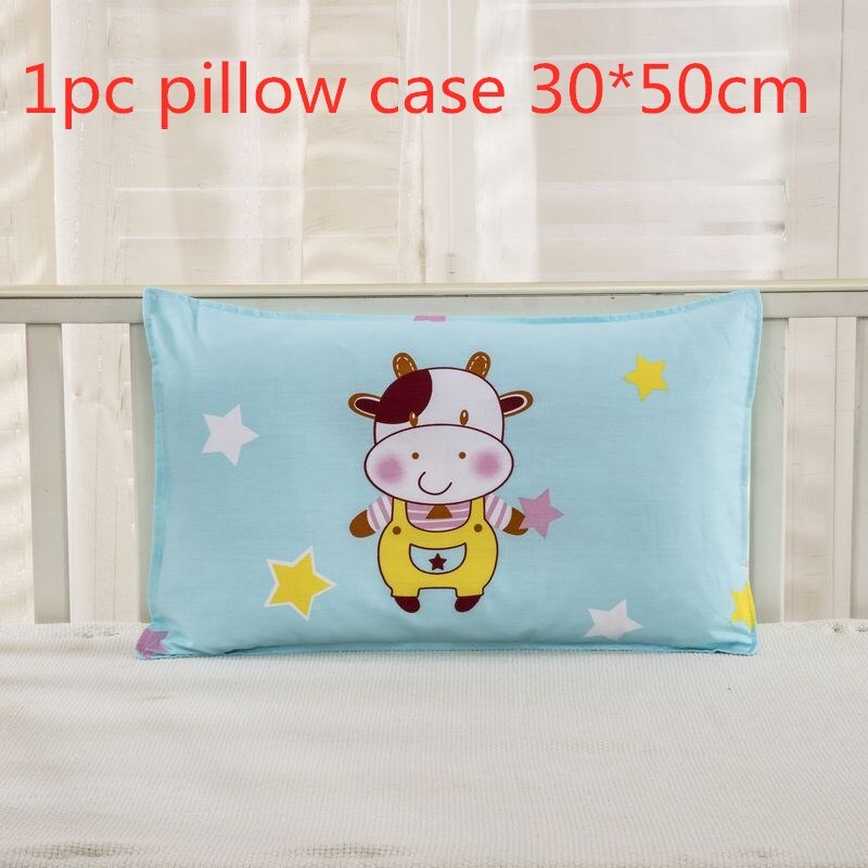 Animal dessin animé enfants taie d'oreiller couverture souple pour bébé oreiller mignon taie d'oreiller pour enfant en bas âge bébé filles garçons taie d'oreiller en coton: D Pillowcase 30x50cm