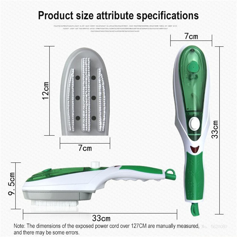Portable Handheld Garment Steamer Clothes Hold Electric Iron Steam Brush Fabric Laundry Ironing Steamer 220V 1000W
