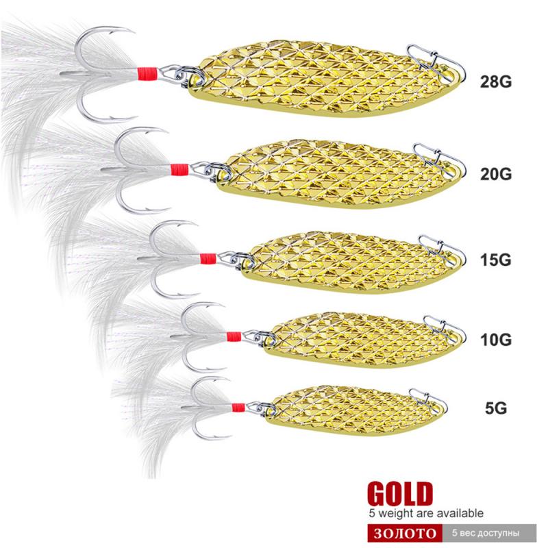 1 Uds. Señuelo de pesca, cebo de pesca lubina, cebo Artificial, equipo de pesca al aire libre 5G10G15G20G 28G 2 colores TXTB1