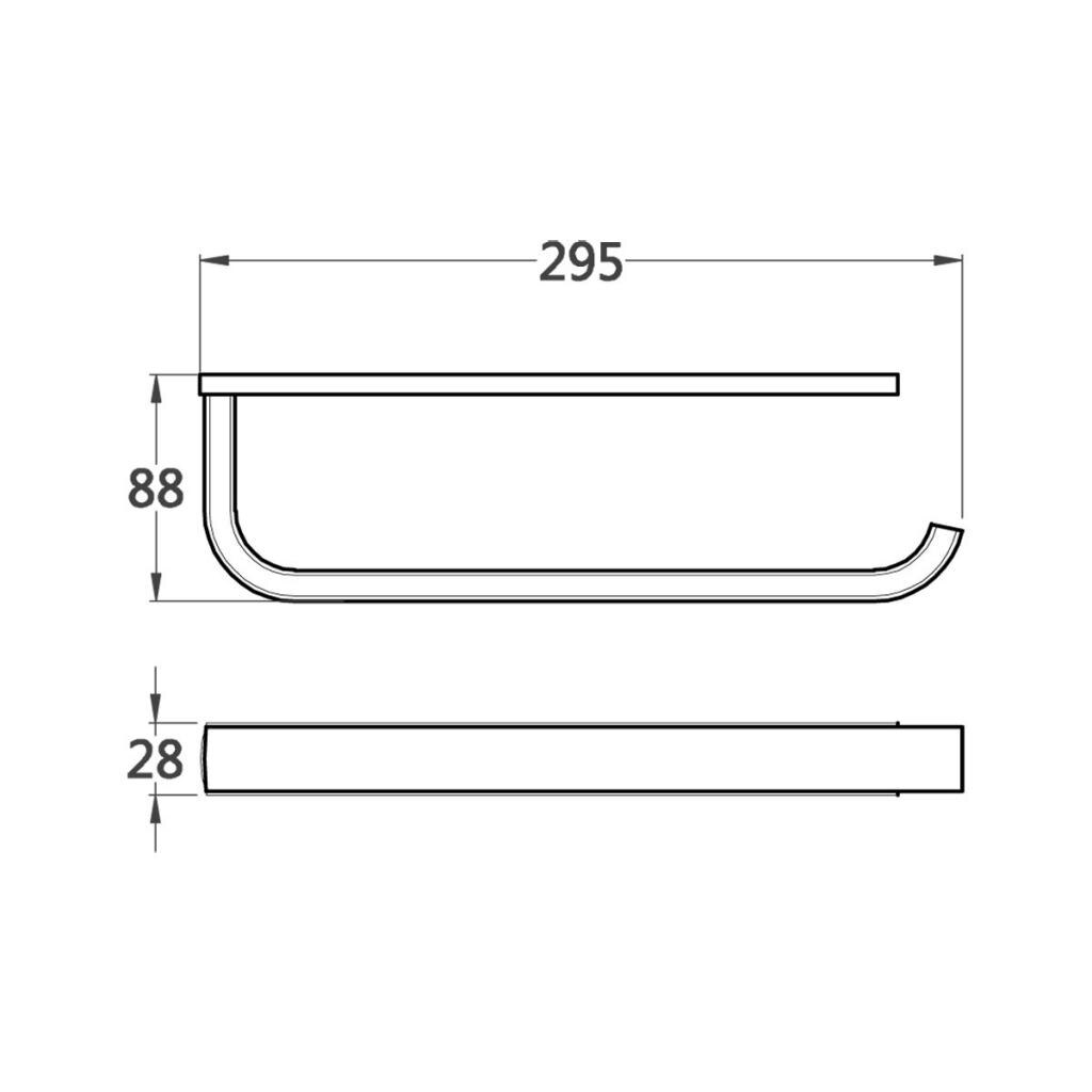 Wall Mounted Bathroom Hand Towel Ring Rail Kitchen... – Vicedeal