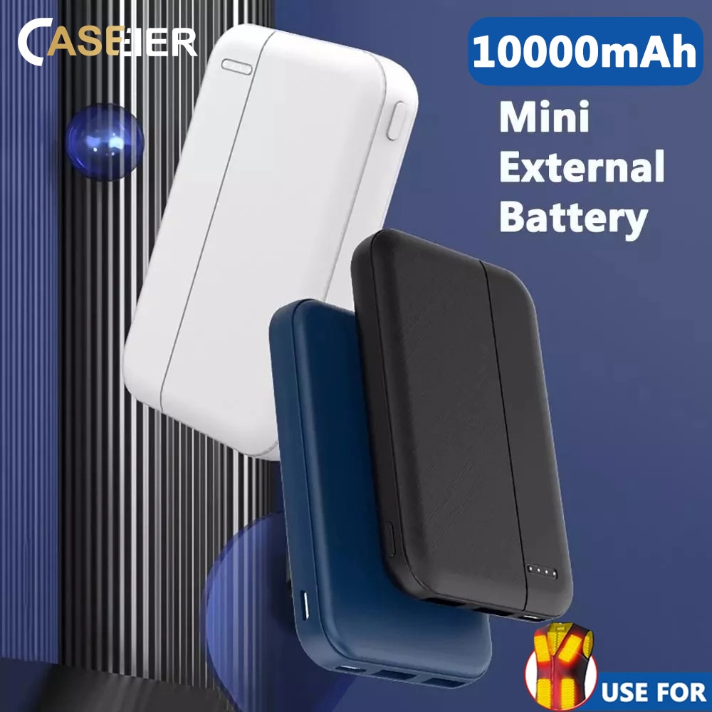CASEIER 10000mAh Mini batterie externe pour chauffer les vêtements ceinture gants écharpe Speical externe chargeur de batterie portable pour réchauffer l'utérus