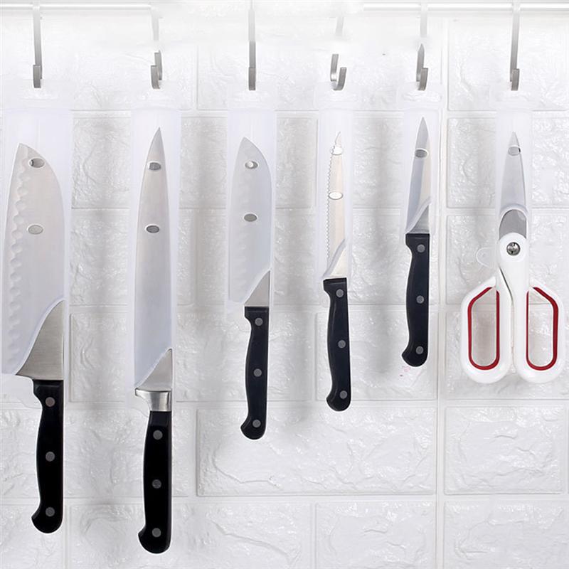 Useful Different-size Practical Chef Knives Cover Plastic Knives Edge Guard Knives Edge Guards Kitchen Knives Sheath