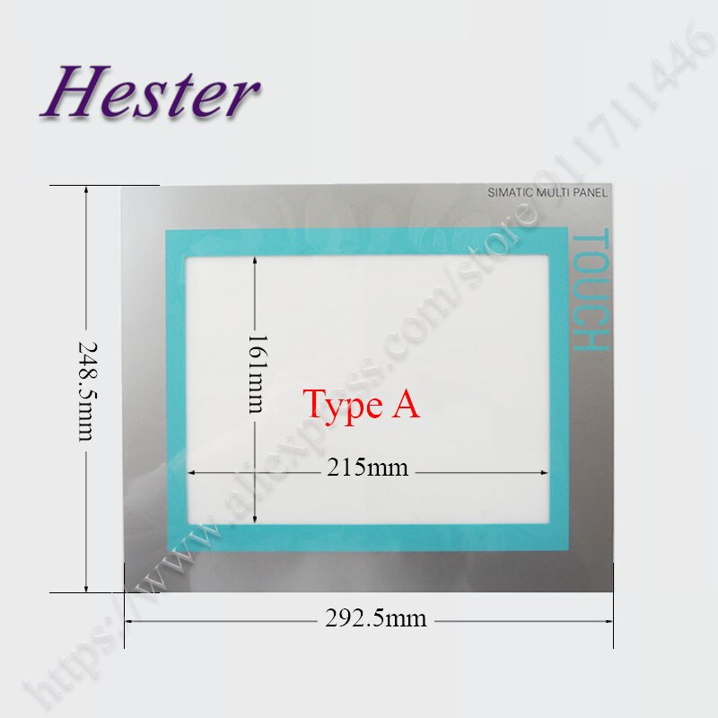 Overlay für 6AV6 643-0CD01-1AX1 6AV6643-0CD01-1AX1 MP277 10 "Schutz Film