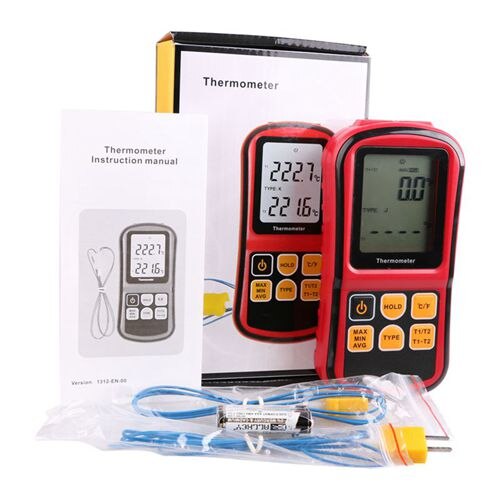 Digitales Thermoelement-Thermometer -50 ~ 300 Grad Industrielles Temperaturmessgerät J K T E N R S Typ Thermoelement-Temperaturtester: Default Title