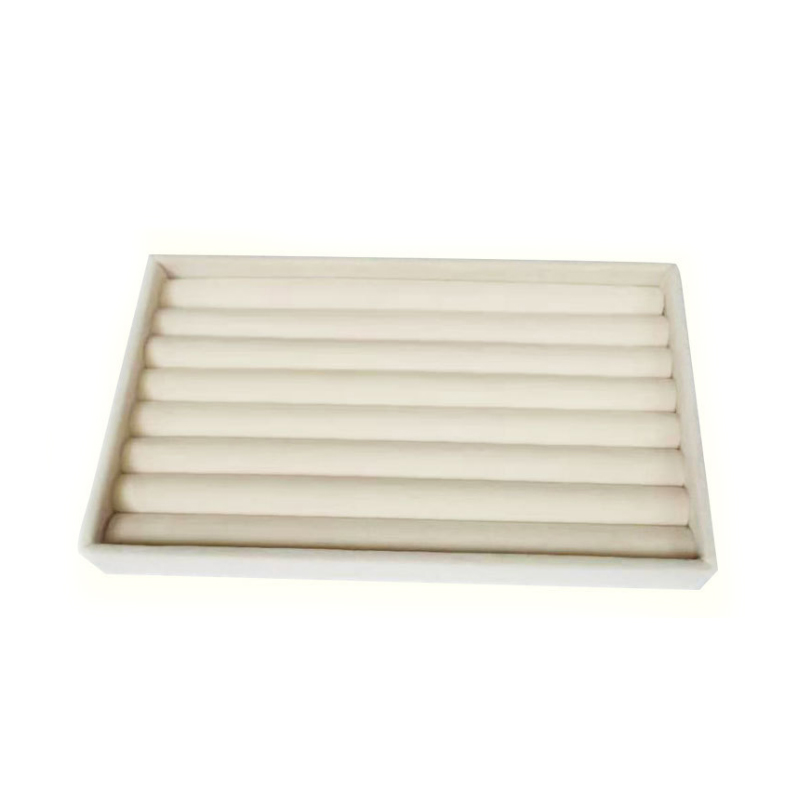 Fluwelen sieradenhouder, stapelbare, prachtige sieradenhouder, draagbare organizer voor ringen, oorbellen en kettingen.: Geel