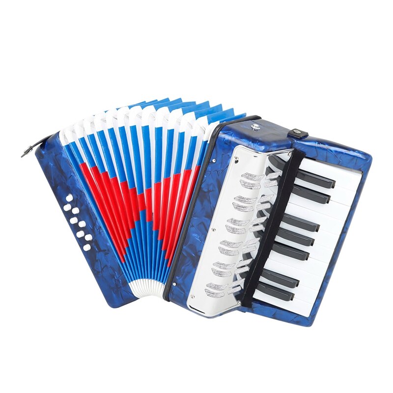 Kids Accordion, 17 Keys 8 B Piano Accordion, Mini Musical Instruments for Early Childhood Teaching