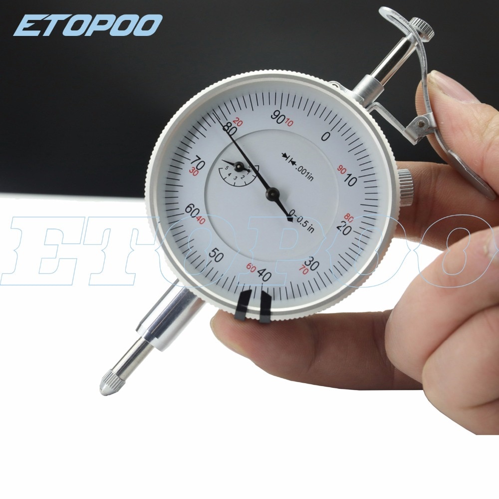 0-0.5inch indicator 0.001" inch dial indicator dial thickness gauge with handle