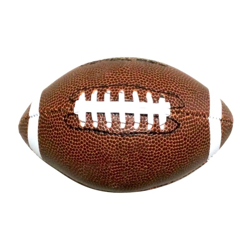 Ballon De Rugby Taille 9 En PVC - Ballon D'entraînement, Poignée Confortable, Design Vintage