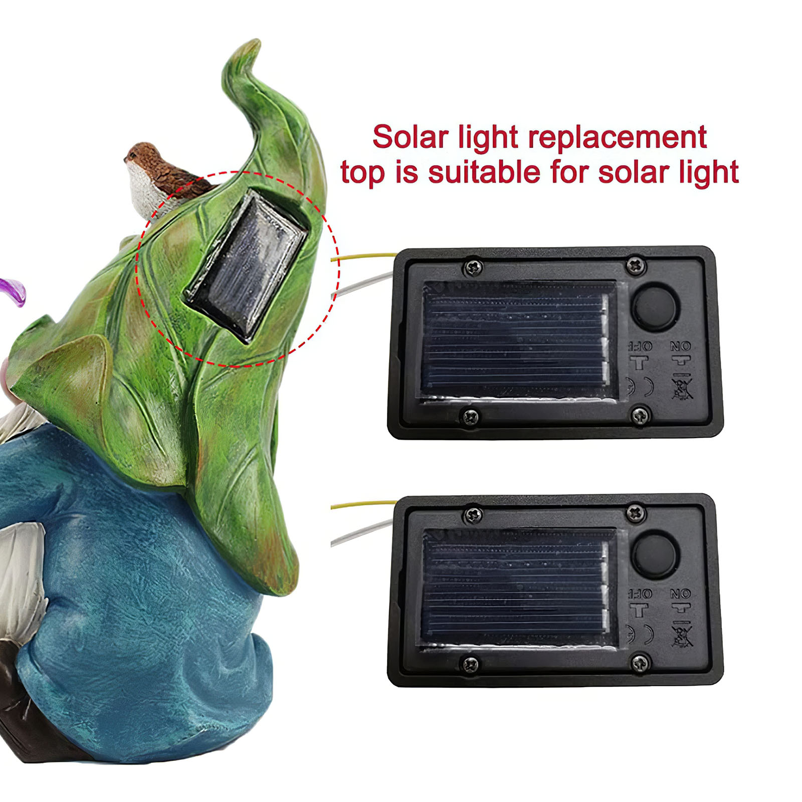 2 Stuks Vervangende Batterij Dozen Waterdicht On/Off Switch Solar Lamp Batterij Box Voor Outdoor Tuin Gazon Vierkante Solar led Licht