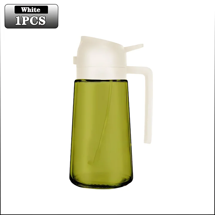 Pulverizador de aceite de vidrio oscuro 2 en 1, dispensador de aceite de oliva, pulverizador de aceite negro a prueba de luz para cocinar ensaladas y barbacoas, herramientas para barbacoa: Oro