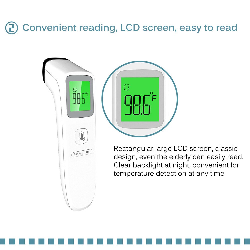 Baby Care Infrared Thermometer Infrared Hygrometer Baby Kids Adult Forehead Frontal Temperature Non Contact Digital Thermometer