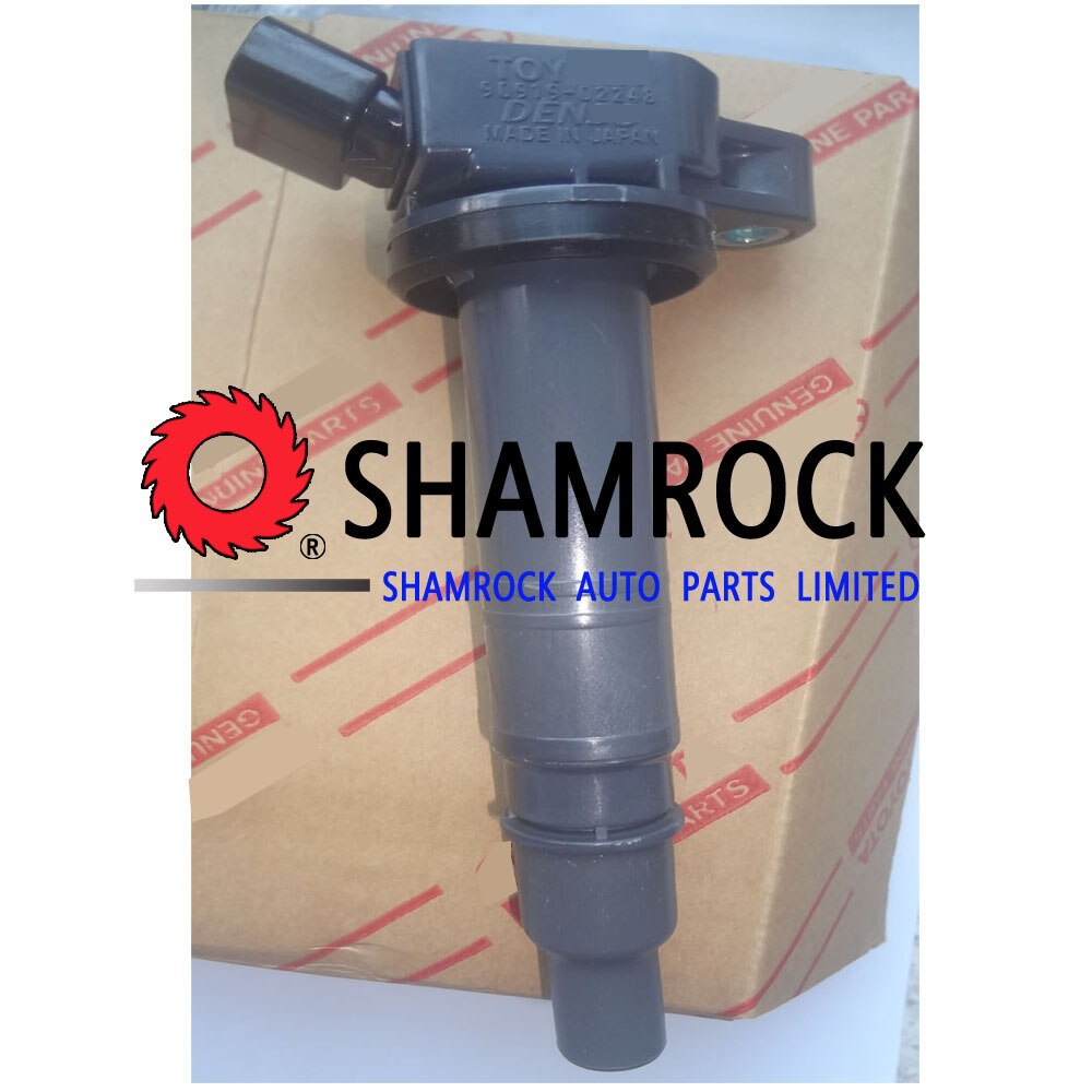 Bobina de encendido 90919-02248 90919-02247 compatible con Corolla XRS Sedan de 4 puertas 2.4L Tacoma 4,0 4 corredor 4,0 V6 / Camry 2,4 L4 2AZFE