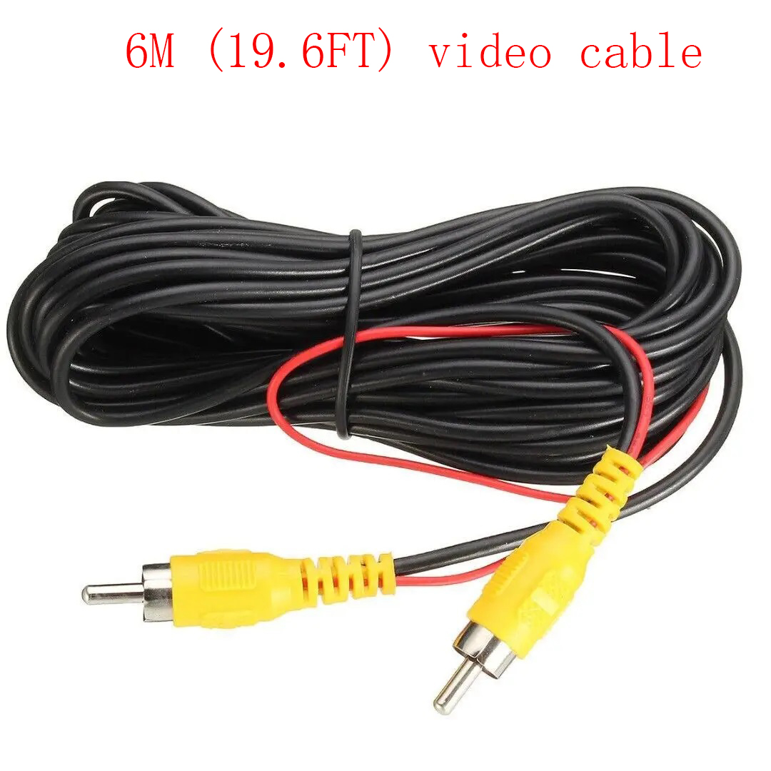 Cámara de visión trasera para coche, Monitor de 4,3 pulgadas con pantalla HD, sistema de marcha atrás para aparcamiento, furgoneta, autocaravana: Naranja