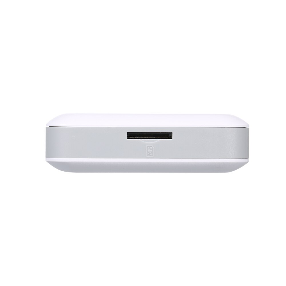 Portable Hotspot 4G Wireless Wifi Mobile Router FDD 100M With Power Bank(White)