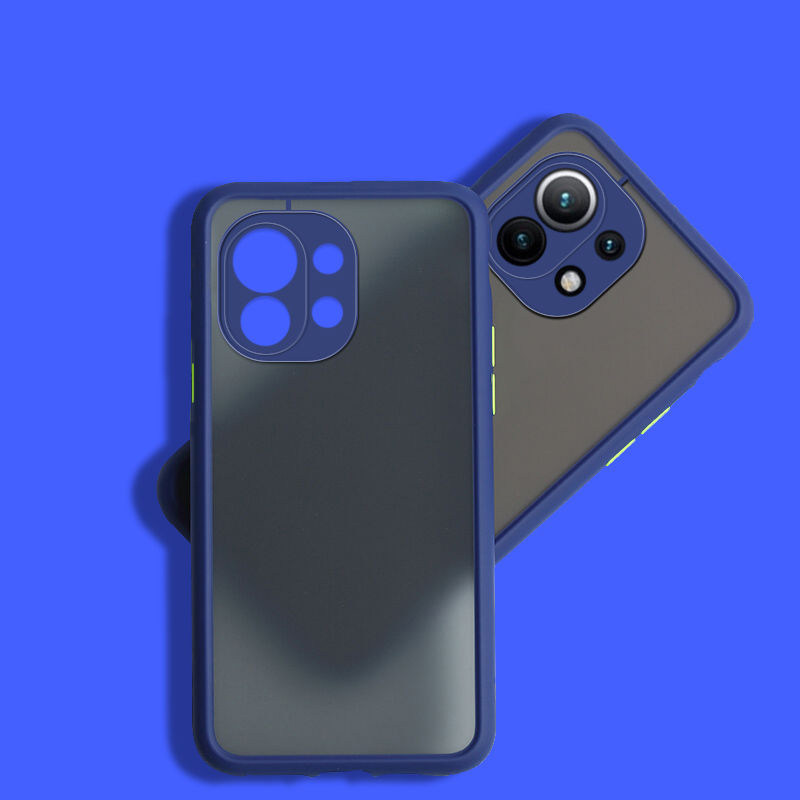 Stötsäkert, pansarskal i matt, genomskinligt skal till xiaomi  mi 11 lite 4g 5g matt tpu-skal till xiaomi  mi11 lite  ne 5g, fodral