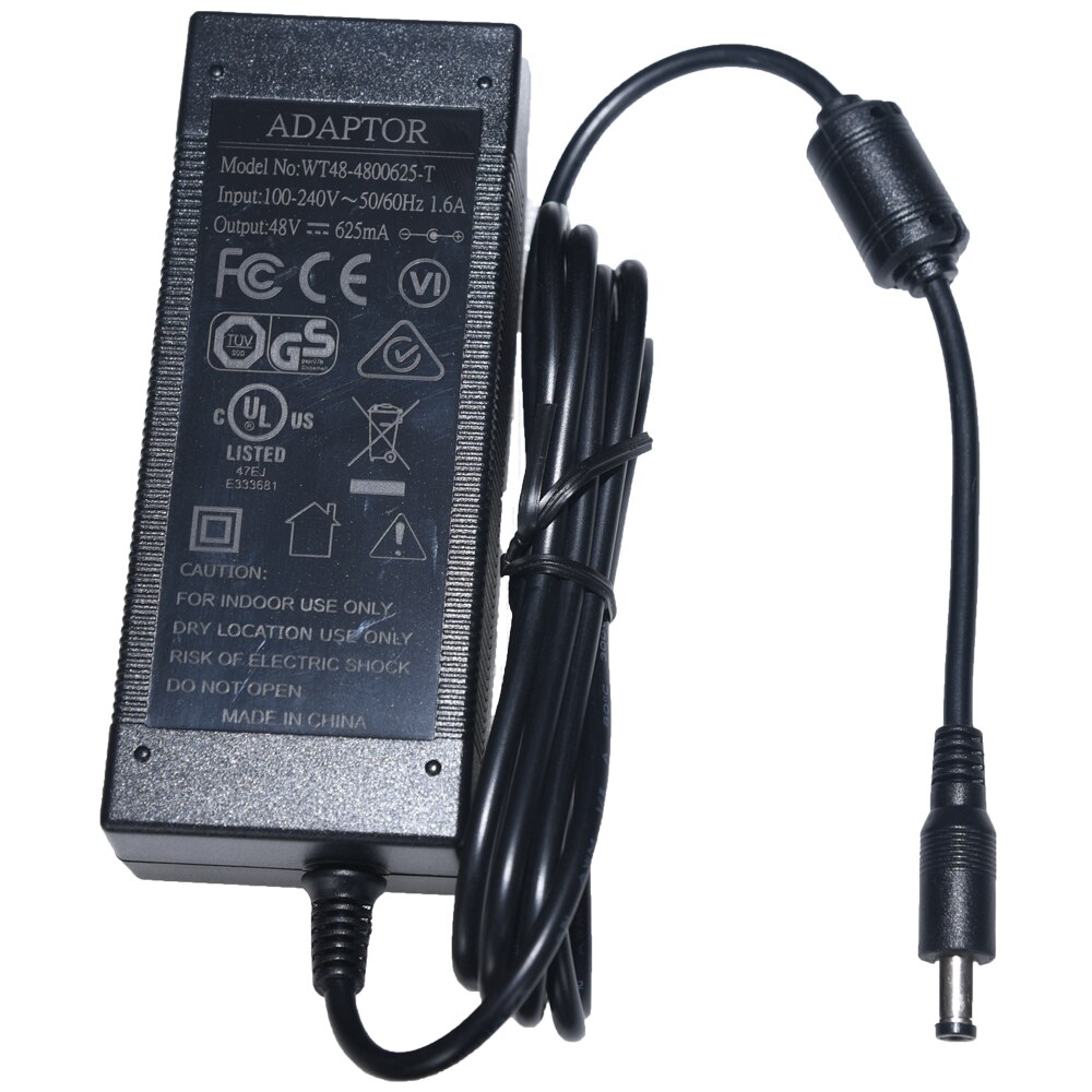 1 portti 10/100 seinäasennusvirta ethernet poe -suutin virtalähteellä 48v 30w mukana: poe -1-48 v 30w