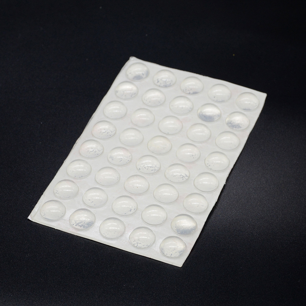 Butoir de porte en caoutchouc et silicone, 5MM d&#39;épaisseur, 11mm x 5mm, pour armoire, auto-adhésif, tampon, quincaillerie de meubles