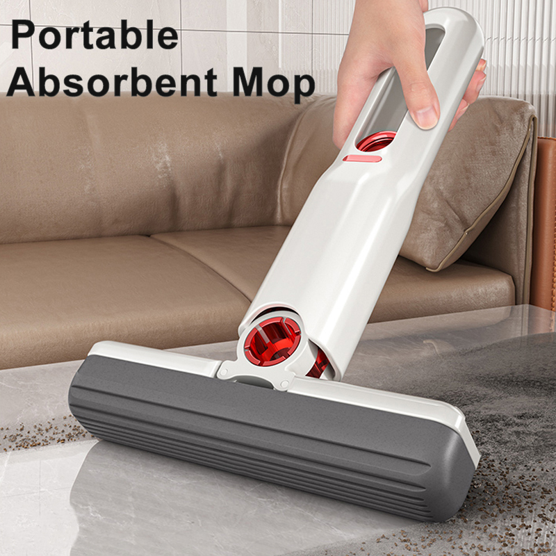 Mini Mopp Falten Leistungsstarke quetschen Hause Reinigung Mops Mit Schwamm Selbst-quetschen Boden Waschen Mops Schreibtisch Fenster Auto Sauber werkzeuge