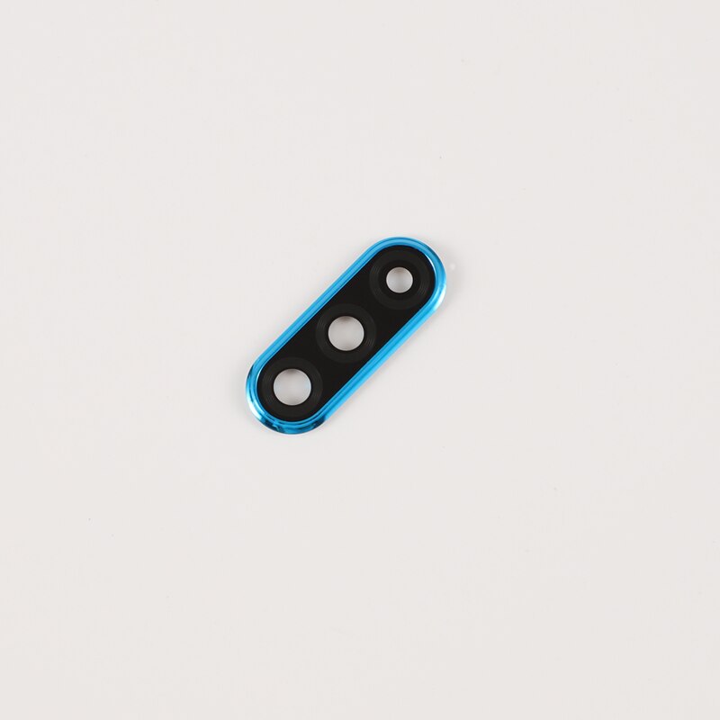 Original P30Lite For Huawei P30 Lite / Nova 4E Camera Lens Glass With Frame Holder Repair Rear Housing Cover Replace Parts: Blue