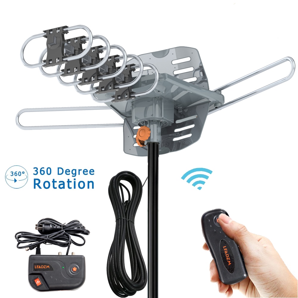 Antena de Control remoto infrarrojo de 360 grados, señal de TV Digital HD, dispositivo al aire libre, HDTV, FM, señal fuerte de alta ganancia