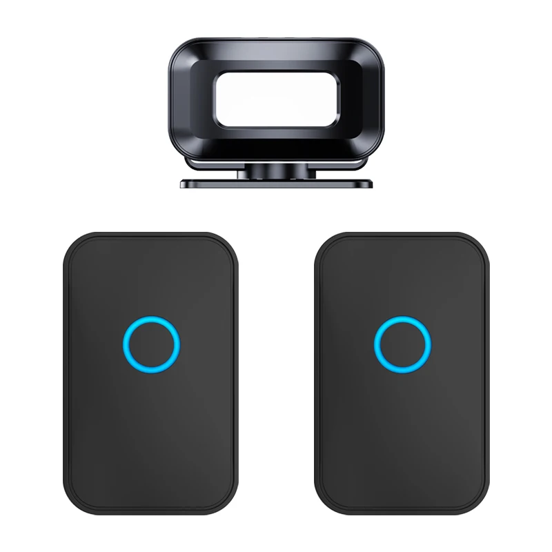 CACAZI Winkel Winkel Welkom Chime Wireless Home Otudoor Beveiliging Infrarood PIR Bewegingssensor Detector Alarmbel Toegangswaarschuwingssysteem: Ivoor