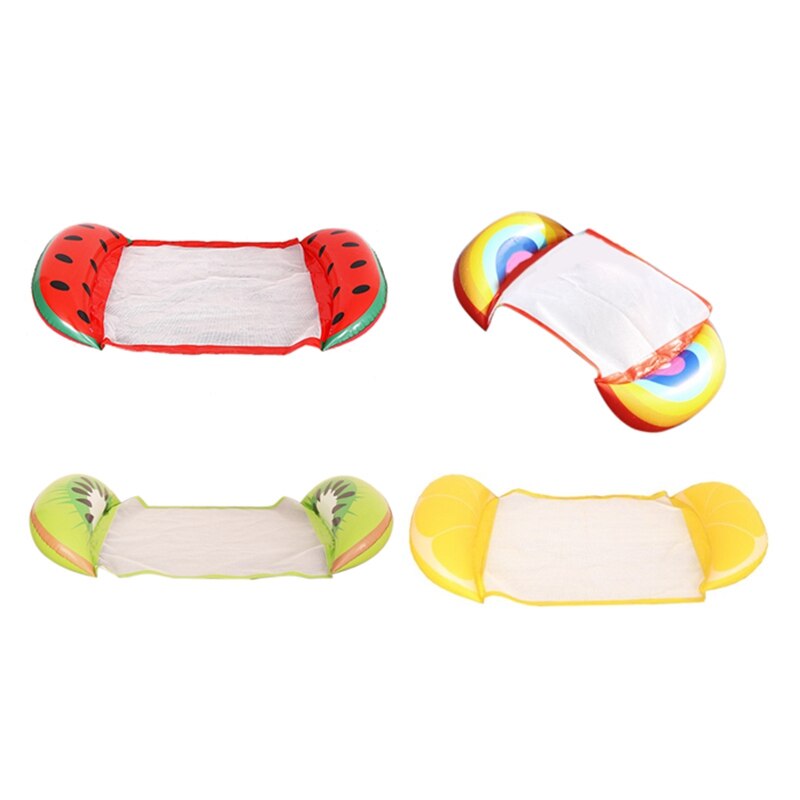 Opblaasbare Water Fruit Drijvende Bed Fauteuil Met Rugleuning Hangmat Volwassen Zwembad Float