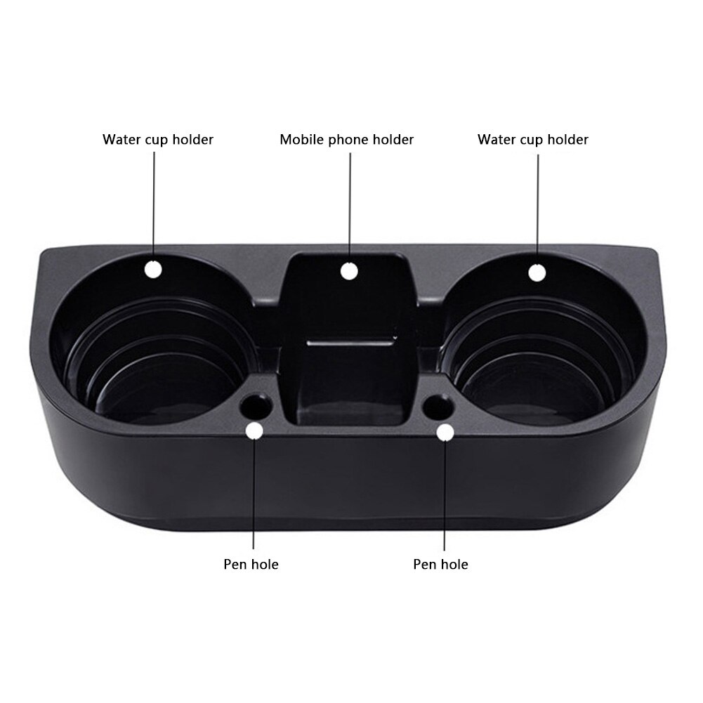 Car Water Cup Holder Car Accessory Car Cup Holder Seat Gap Dual Cup Drink Bottle Phone Key Organizer Car Accessory